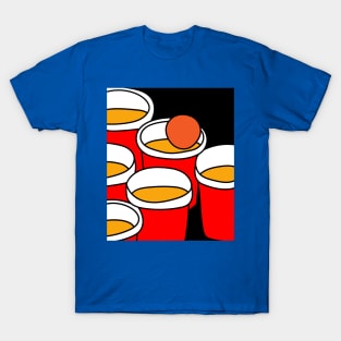 Party Drinking Game Beerpong Beer Pong T-Shirt